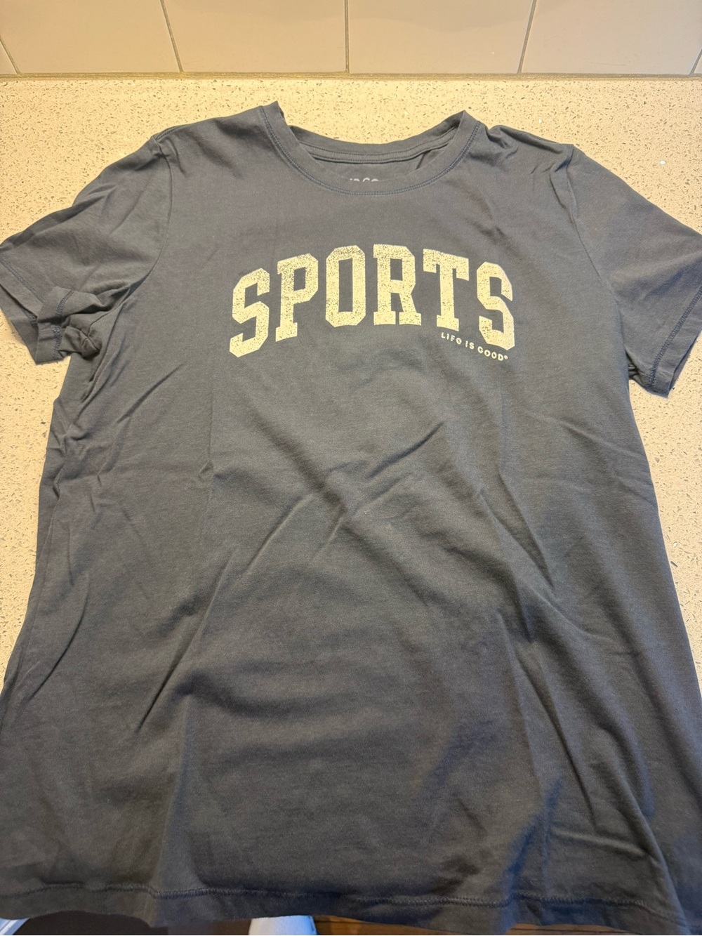 Life is Good Woman’s ‘Sports' Graphic Tee - Blue